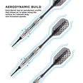 thumbnail image 2 of Viper Bobcat Nickel Plated Adjustable Soft Tip Darts w/ Green Rings, 16-18 Grams, 2 of 5