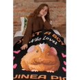 thumbnail image 5 of Yibo Hamster Blanket Flannel Soft and Comfortable Anti-static Bed Sofa Blanket, 5 of 7