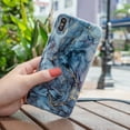 thumbnail image 5 of Dteck Case for iPhone XS Max 6.5",Fashion Marble Pattern IMD Design TPU Soft Flexible Silicone Hybrid Shockproof Slim Fit Back Case Cover,Gray Marble, 5 of 5