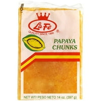 La Fe Papaya Chunks, 14 oz