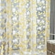 thumbnail image 1 of Fiudx Ofertas de la semana Cortina de gasa transparente con hojas para ventana, cenefa de 1 panel de tela, 1 of 5