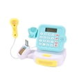 thumbnail image 3 of Bebé Simulado Caja Registradora Jugar Casa Supermercado Calculadora Juguete Noticed FN002417-00, 3 of 6