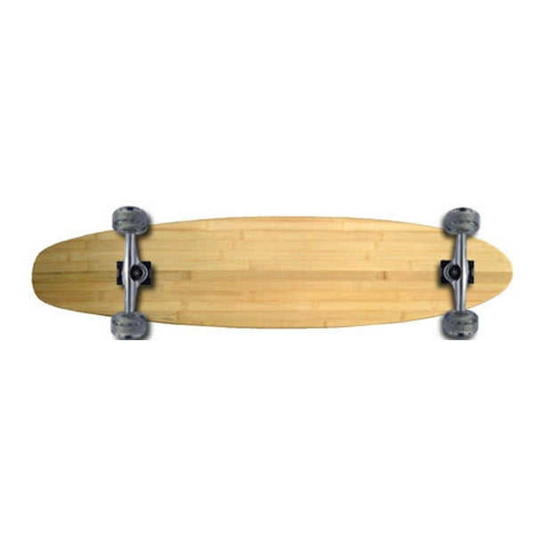 MOOSE Complete Longboard BAMBOO KICKTAIL 70mm Wheels