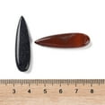 thumbnail image 3 of 10pcs Natural Mixed Gemstone Beads Teardrop Top Drilled 36~36.5x10~10.5x5~6mm Hole: 0.8~0.9mm, 3 of 3