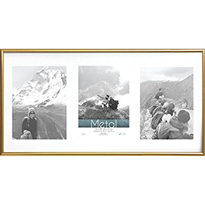 Timeless Expressions Metal Collage Wall Frame, 10 x 20', Gold