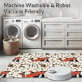 thumbnail image 5 of ODIKA 4'x6' Machine Washable Non-Slip Area Rug, Rustic Barnyard Motif Christmas Seasonal Accent Textile High Traffic Rug, Black, 614056, 5 of 5