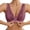 Purple, variant on MEICHEN Lace Edged Push Up Bras for Women Thin Breathable No Underwire Front Closure Sports Bra Womens No Show Underwear