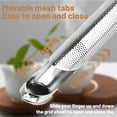 thumbnail image 5 of 2 Pack Long Handle Tea Infuser, NOGIS Stainless Steel Tea Steeper for Loose Leaf Tea, Reusable Tea Diffuser for Loose Tea Single Cup, 5 of 7