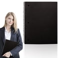 thumbnail image 5 of Single Subject Notebook,Composition Notebook Wide Ruled,Notebook Paper,Spiral Notebook,College Ruled Notebook Paper,1 Subject Spiral Notebook,Wide Ruled Notebook Paper,1 Pack,Black, 5 of 9