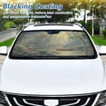 thumbnail image 6 of Car Windshield Sunshade with Ring - Foldable UV Protection Sun Shade for Front/Back Window, Heat Insulation,Jungle, 6 of 6