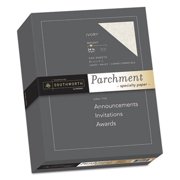 Parchment Specialty Paper, Ivory, 24lb, 8 1/2 x 11, 500 Sheets, Sold as 1 Box