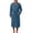 RYE1-Sky Blue, variant on LWFFDAW Mens Midi Robes Lightweight Long Sleeve Collar Bathrobe Loose Home Spa Loungewear Bath Robe with Pockets