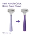 thumbnail image 4 of Flamingo Women's Razor Shaving Set with Razor Handle and 5-Blade Razor Cartridges, Electric Orchid, 4 Piece, 4 of 10