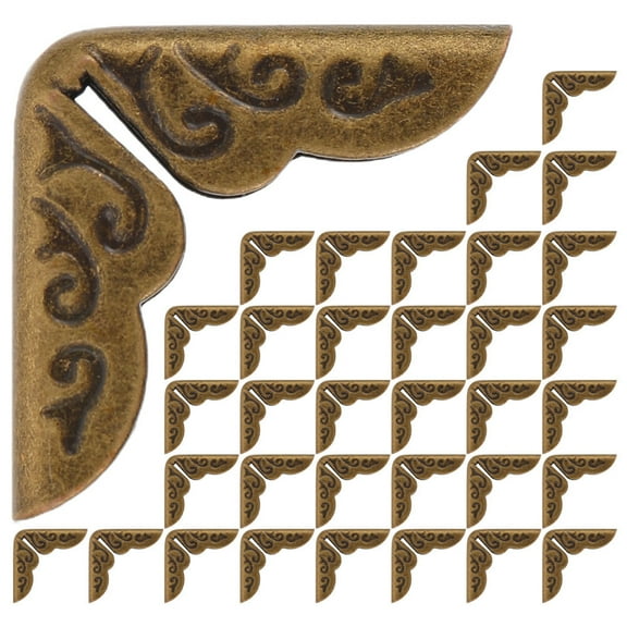 50pcs Iron Book Corner Protectors for Home Multi Color Durable Guard Cover Scrapbooking Album