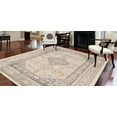 thumbnail image 2 of eCarpetGallery Modern Living Room Area Rug, 6'7" x 9'6", Blue, Sara, 2 of 9