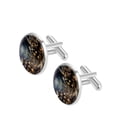thumbnail image 2 of Christmas Premium Stainless Steel Cufflink Sets for Men - Ideal for Dress Shirts and Formal Events, 2 of 6