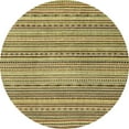 thumbnail image 1 of Ahgly Company Indoor Round Abstract Reddish Brown Abstract Area Rugs, 5' Round, 1 of 6