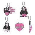 thumbnail image 1 of Colgante de atmósfera dulce de terror de Halloween, fantasmas tímidos enamorados, decoración de habitación para mujeres, adolescentes y niñas, regalo, 5 uds., 1 of 7