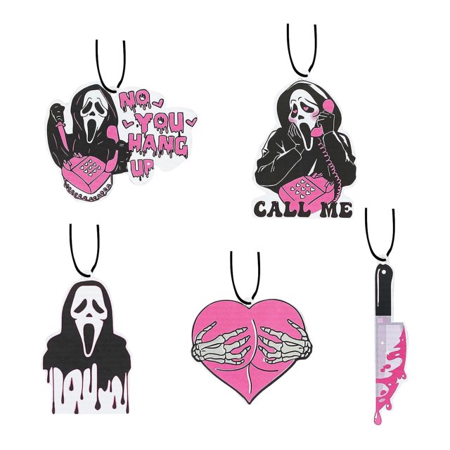 Colgante de atmósfera dulce de terror de Halloween, fantasmas tímidos enamorados, decoración de habitación para mujeres, adolescentes y niñas, regalo, 5 uds.