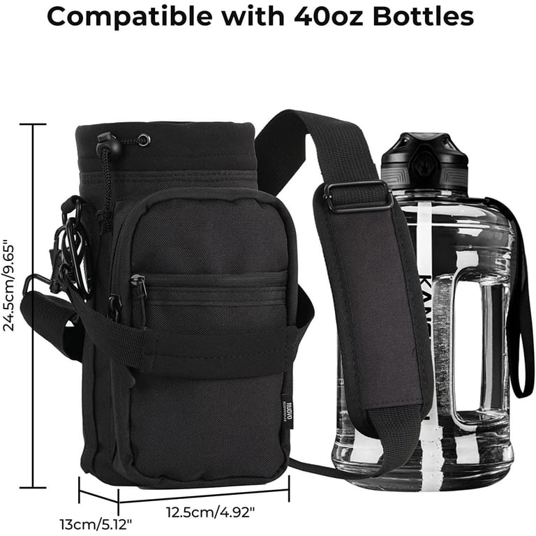 Nuovoware Water Bottle Holder, Fits Stanley Carrier Bag Quencher H2.0, 40OZ  Bottle Holder with Adjustable Shoulder Strap, Neoprene Water Bottle Bag for  Hiking Travelling Camping, Rose Quartz Color 