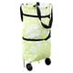 thumbnail image 2 of Cateissary Bolsa plegable para carrito de compras, bolsa de compras plegable portátil y versátil, resistente y duradera Almacenamiento y organización del hogar flores verdes, 2 of 6