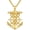 C, variant on Patron Saint Necklace for Men, 14K Gold Plated St. Michael Medal, Protection Amulet Jewelry Gift