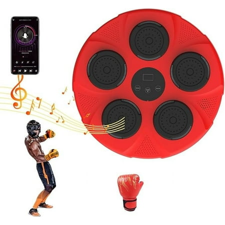 RKXQT Home Music Boxing Machine, Intelligent Wall Mounted Boxing Target for Home Training Punching Equipment for Kids and Adults