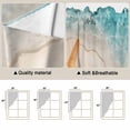 thumbnail image 5 of Swag Valance Curtains for Windows, Ocean Starfish Light Filtering Kitchen Curtains with Rod Pocket, Beach Shell Shore Waves Summer Sea Window Treatment Valances for Living Room, 36x45 - 2 PCS, 5 of 9