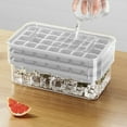 thumbnail image 3 of Taotanxi 3-Pack Silicone Ice Cube Trays with Lids - 84 Large Ice Cubes Mold, Easy Release, Stackable, BPA Free, with Handle for Easy Carrying - Perfect for Whiskey, Cocktails, Baby Food,White, 3 of 6