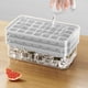 thumbnail image 4 of Aparatos de cocina, accesorios, utensilios y herramientas de cocina. Bandeja para cubitos de hielo de fácil liberación con tapa y recipiente. Paquete de 3 bandejas para cubitos de hielo para congelado, 4 of 6