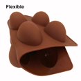 thumbnail image 3 of Echodone Molde De Jabón Con Forma De Huevo, Silicona Antiadherente, Molde De Medio Huevo Para Hacer Jabón, Trufas, Chocolate, Caramelo, Gelatina, Postres, Bandeja De Hielo, Juego De Soporte Para Tarta, 3 of 5