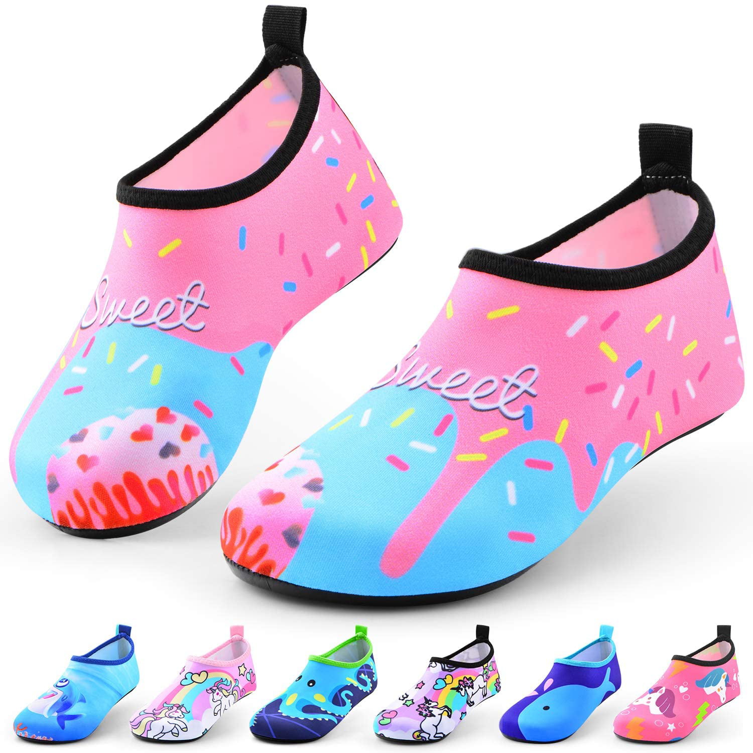 Kids Swim Water Shoes Toddlers Baby Aqua Socks Quick Dry Pool Beach Barefoot for Boys Girls Children 