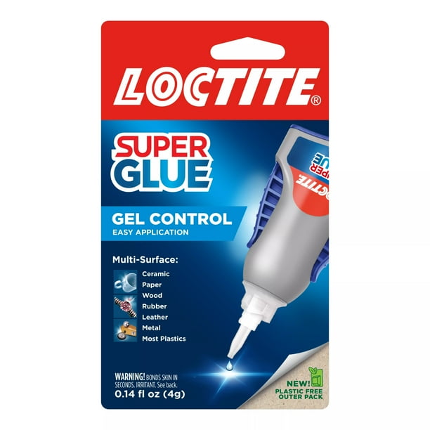 Loctite Super Glue Gel Control, Pack of 1, Clear 4 g Bottle