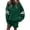 Green, variant on Women 2 Piece Outfits Sweatsuit Casual Long Sleeve Pullover and Shorts Sets Travel Tracksuit Navy Blue S