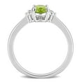 thumbnail image 4 of Everly Women's Peridot Sterling Silver Ring, 4 of 7