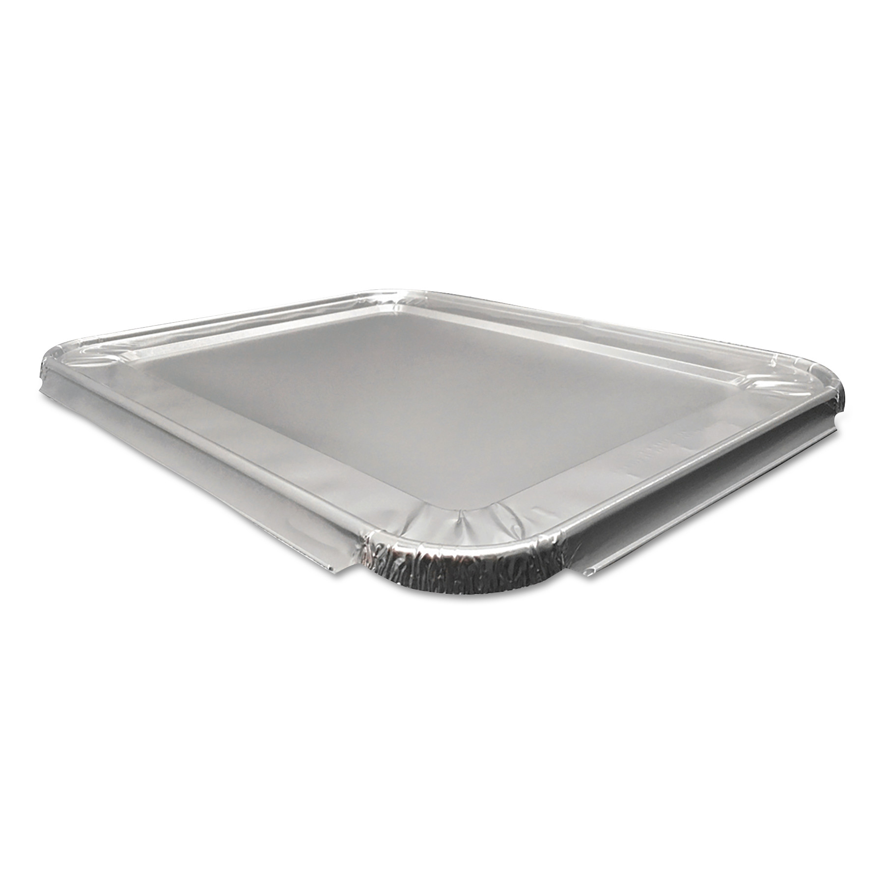 Durable Packaging Aluminum Steam Table Lids for Half Size Pan, 100