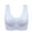 White XXL, variant on Huepoe Wire-Free Sports Bra for Women - Seamless Vest Bra with Chest Pad, Shockproof Gym Bra, Comfortable & Breathable for Yoga, Running