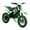 Green, variant on AOJA 49cc Kids Dirt Bike, 2-Stroke Gas Mini Bikes, Off-road Mini Motorcycle, Children Pocket Motorbike with Front Rear Disc Brakes, Pull Start(Pink)