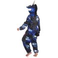 thumbnail image 4 of Combinaisons de Nuit pour Enfants à Capuche en Flanelle - Pyjama une Pièce pour Garçons et Filles, Vêtement de Nuit, Robe de Chambre pour Enfant, 4-8 Ans, 4 of 7
