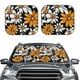 thumbnail image 2 of Fotbe Yellow White Daisy Pattern Juego de 2 Piezas de Parasoles para Parabrisas | Bloqueador Solar para Auto | Accesorios Plegables para Protección Solar Interior-Small, 2 of 6