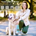 thumbnail image 4 of Dog Water Bottle, 4 in 1 Portable Foldable Dog Water Dispenser with Food Storage and Dog Poop Bag Storage for Pets Outdoor Walking Hiking Travel, 4 of 7