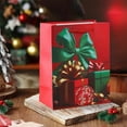 thumbnail image 5 of Deeceymbur Christmas Gift Bag Paper Shopping Sack Red Holiday Present Wrapping for Parties Events Decor, 5 of 6