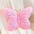 thumbnail image 5 of Cojín de Mariposa con Forma de Mariposa, Suave y de Felpa, Ideal para Dormitorio, Sala de Estar, Sofá, Color Azul., 5 of 5
