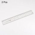 thumbnail image 3 of 2uds Película Flexible Regla 8 Pulgadas 0,5mm Escala PET Plástico Cubierto Plegable Recta Regla Calibración Suave Regla Medición Herramienta para Fábrica, Transparente, 3 of 6