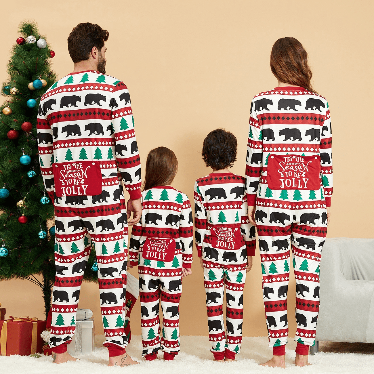 PatPat Christmas Pajamas Matching Family Mommy and Me Pj for Kids Girls ...