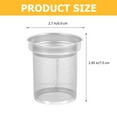 thumbnail image 3 of STRANDCHIC Silver Stainless Steel Tea Infuser Insert Metal Mesh Strainer for Home, 3 of 5