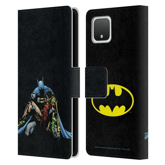 Head Case Designs Officially Licensed Batman DC Comics Famous Comic Book Covers Death In The Family Leather Book Wallet Case Cover Compatible with Google Pixel 4