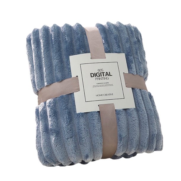 Manta de felpa suave para sofá, manta de vellón decorativa suave y cálida con canalé 3D de jacquard para sala de estar, dormitorio, mantas acogedoras, esponjosas y livianas para usar durante toda la