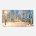 thumbnail image 2 of Yellow Seats in Mariinsky Garden - Landscape Photography Canvas Print, 2 of 3