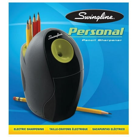 Swingline, SWI29966, Personal Electric Pencil Sharpener, 1 Each, Graphite,Green